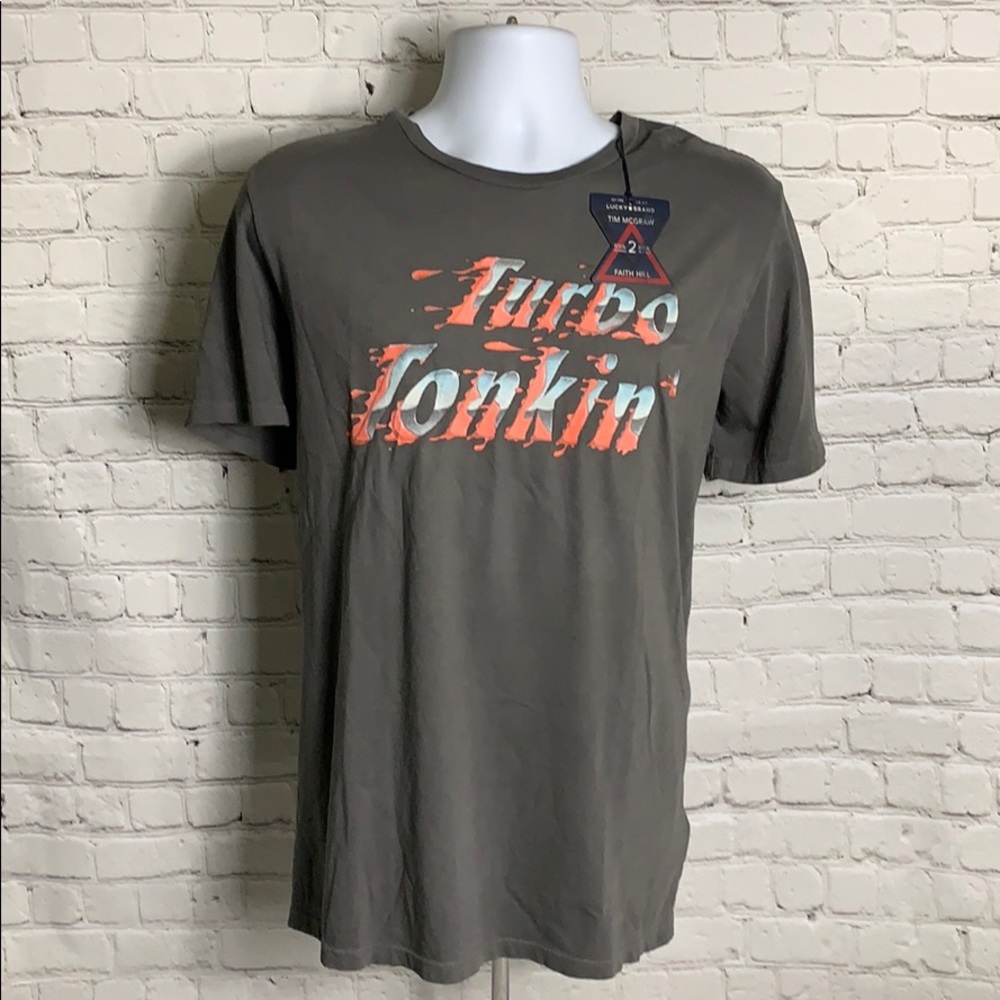 Lucky Brand Tim McGraw Tour Mens T-shirt Large